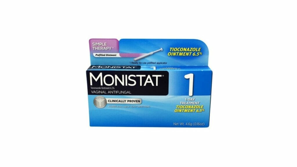 how long does it take for monistat 1 to dissolve