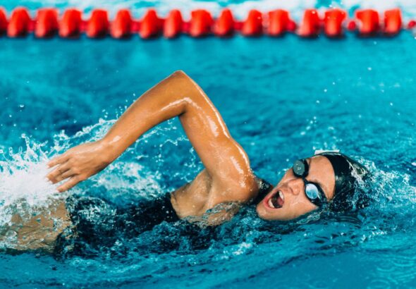 the best way to prevent striking a swimmer with a moving boat propeller is to do what?