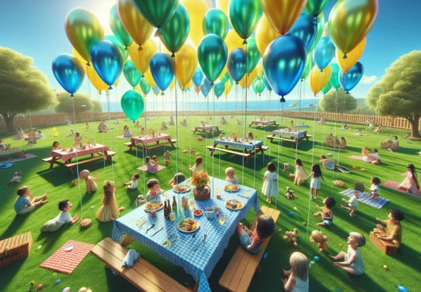 do balloons pop if they touch grass