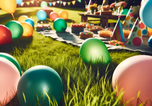 why does grass pop balloons