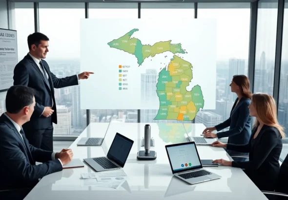 area codes in michigan