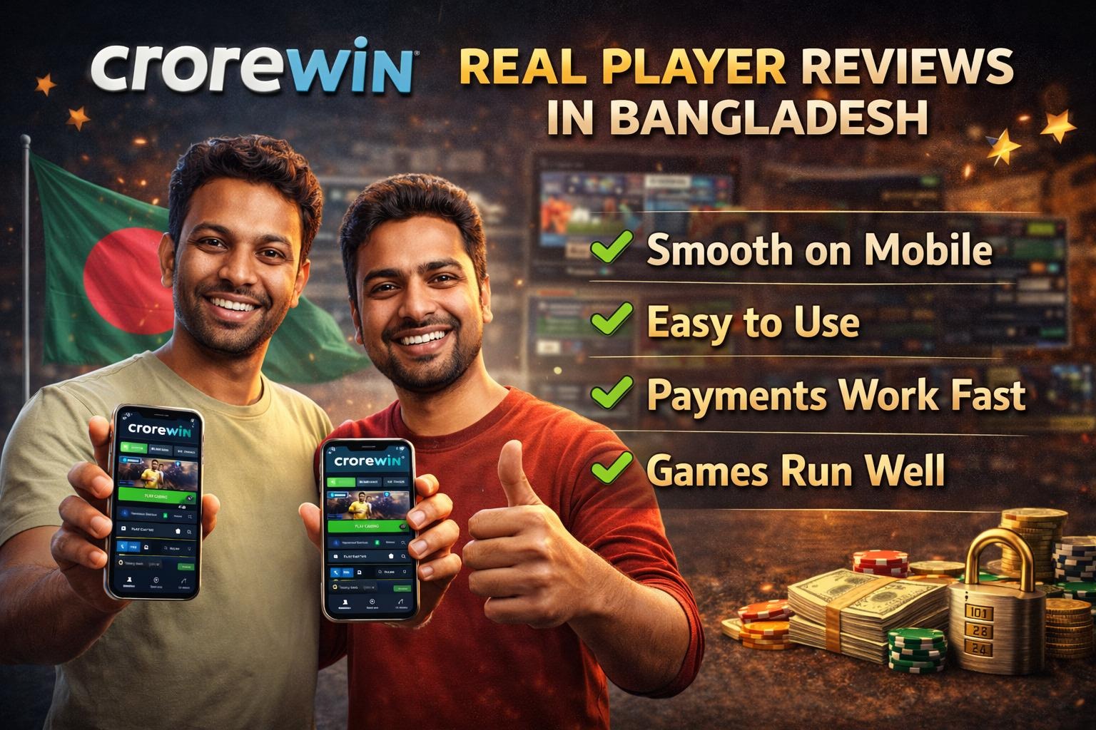 Crorewin Real Player Feedbacks in Bangladesh