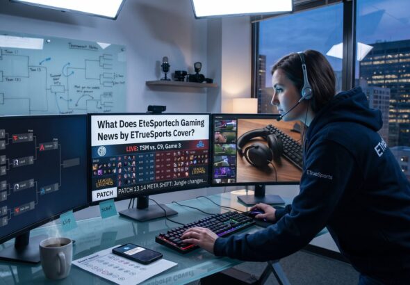 What Does EteSportech Gaming News by ETrueSports Cover?